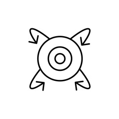 Augmented reality icon. VR technology. Vector illustration