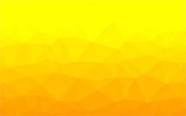 Orange polygonal mosaic background, Vector illustration, Used for presentation, website, poster, business, work.