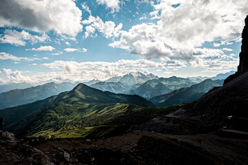 Vista dal rifugio Averau