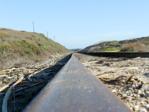 Dead track California Pacific Coast