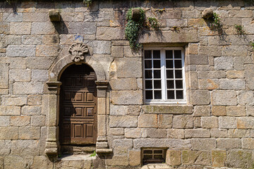 Fototapeta na wymiar the historic town of Saint-Pol de Leon, in Brittany