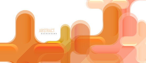 Glossy multicolored plastic style cross composition, x shape design, techno geometric modern abstract background. Trendy abstract layout template