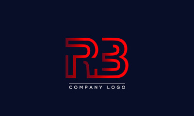 Creative letters RB or BR Logo Design Vector Template. Initial Letters RB Logo Design	