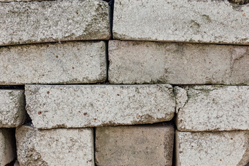 Brick texture with scratches and cracks. Stone wall texture. Old castle stone wall texture background.