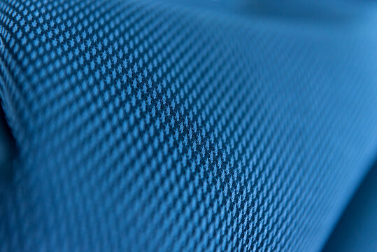 Synthetics fabric texture background. Pattern design. Textile factory. © romaset