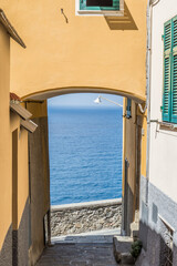 Arco with sea view in Corniglia, in the Cinque Terre