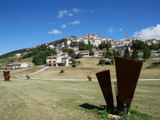 Rivisondoli (Abruzzo, Italy) - View of the characteristic village.