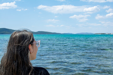 girl on the beach