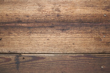 Part of an old wall made of wooden boards close up, background image