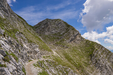 mountains with clouds in Innsbruck