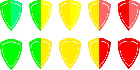 shield security protection icon design Vector illustration