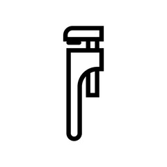 Pipe wrench icon