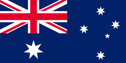 flag Australia. Vector illustration