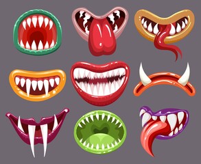 Monster mouths set