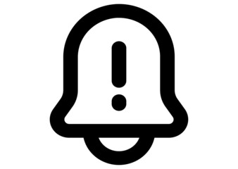 Notification Important Outline Icon Design Vector