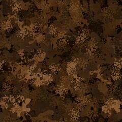 Military and hunting camouflage flecktarn seamless pattern
