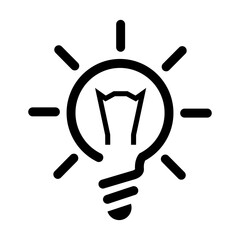 Idea lamp icon