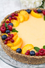 Tarte aux fruits d'été