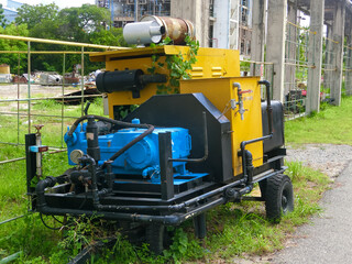 Generators that have been left in the fields for a long time