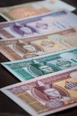 Mongolian currency, Tugrik money, Various banknotes