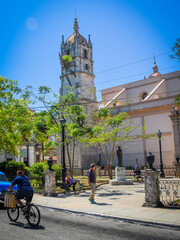 Obraz premium Cathedral of Matanzas city in Cuba