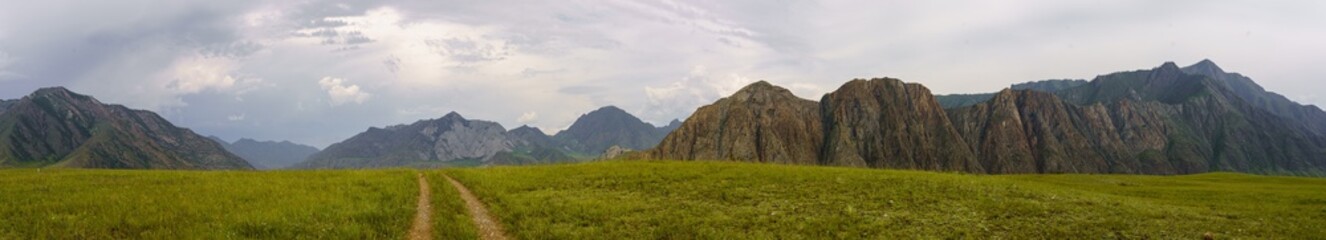 panorama of the mountains