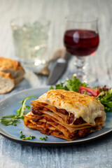 lasagna on a plate