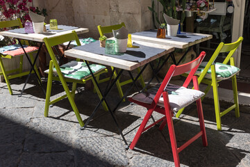 Typical Sicilian tables restaurants