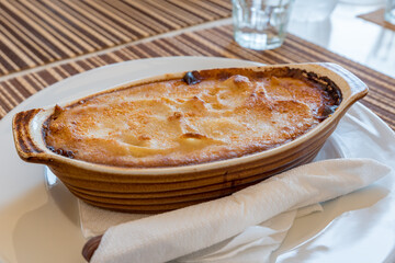 Traditional Greek dish pastizio
