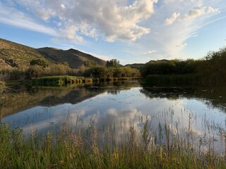 lake in the mountains