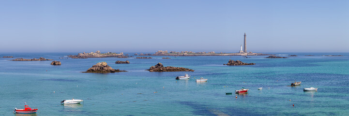 lighthouse of the Virgin Island, in Brittany