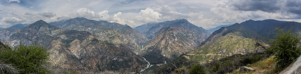 Kings Canyon Overlook Panorama