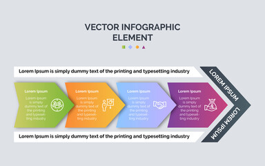 infographics options banner vector illustration