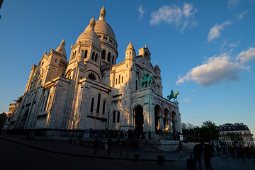 Fototapeta premium Basílica del Sacré Cœur, Montmartre, Paris, France,Western Europe