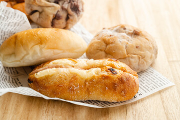 天然酵母のパン　明太フランスパン