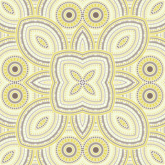 Elegant portugese azulejo tile seamless ornament. Geometric texture vector swatch. Curtains print design. Classic lisbon azulejo tilework seamless pattern. Interior decor template.