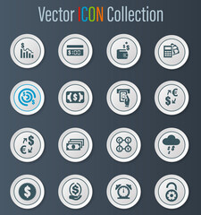 E-commers icons set