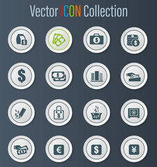 E-commers icons set