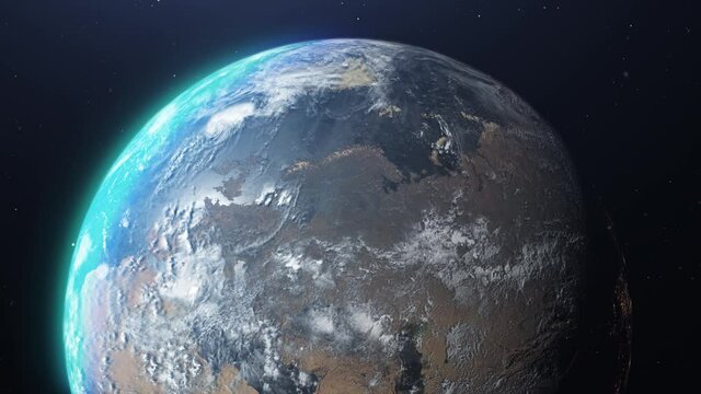 Earth Zoom in On North Pole, Space view
Map Zoom ,Outer Space Travel Concept 3D Animation
