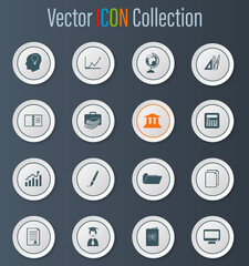 University icon set