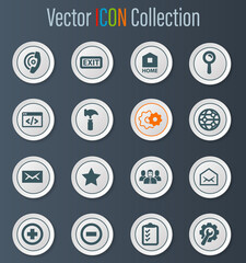 Web tools icons set