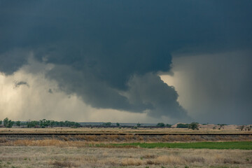 Tornado over plains