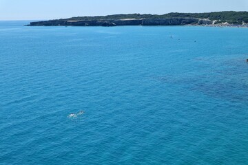 Snorkelers a Torre dell'Orso