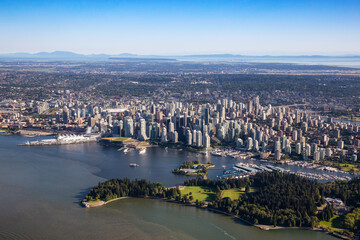 Naklejka premium Downtown Vancouver, British Columbia, Canada