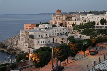 Santa Cesarea Terme - Scorcio di Palazzo Sticchi all'alba