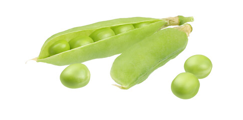peas isolated on white background