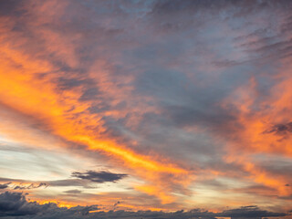 sunset in the clouds background 01