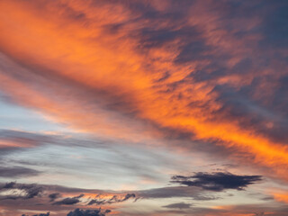 sunset in the sky background texture