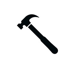 Hammer icon vector logo design template