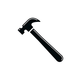 Hammer icon vector logo design template